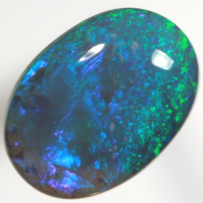 SOLID BLACK OPAL Bright ocean colours, tropical turquoise and ocean blue